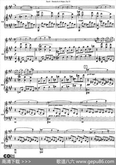 ViolinSonataNo.1Op.13（小提琴+钢琴伴奏）