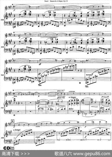 ViolinSonataNo.1Op.13（小提琴+钢琴伴奏）