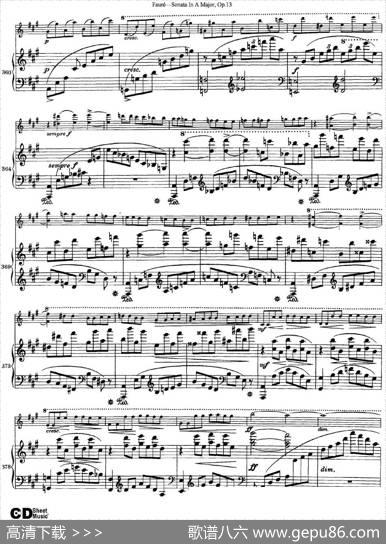 ViolinSonataNo.1Op.13（小提琴+钢琴伴奏）
