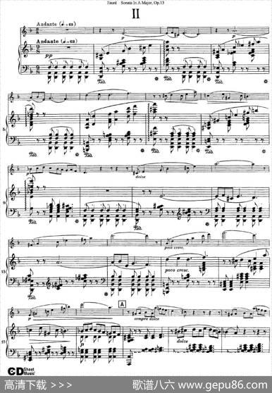 ViolinSonataNo.1Op.13（小提琴+钢琴伴奏）