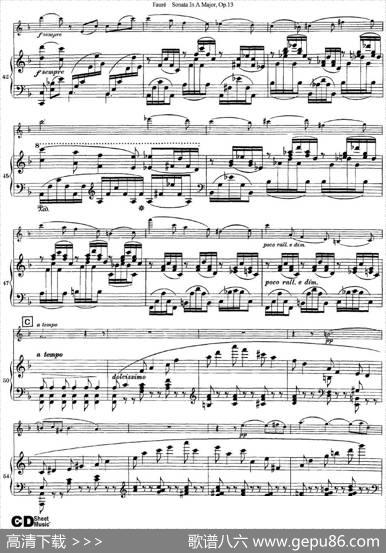 ViolinSonataNo.1Op.13（小提琴+钢琴伴奏）