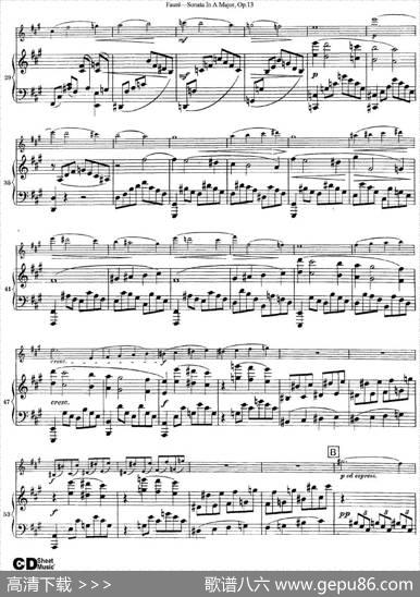 ViolinSonataNo.1Op.13（小提琴+钢琴伴奏）