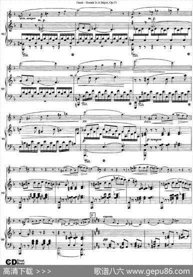 ViolinSonataNo.1Op.13（小提琴+钢琴伴奏）