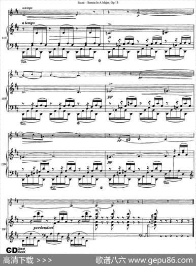 ViolinSonataNo.1Op.13（小提琴+钢琴伴奏）