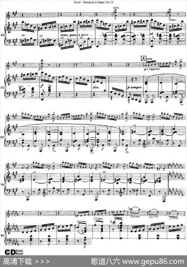 ViolinSonataNo.1Op.13（小提琴+钢琴伴奏）