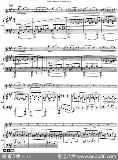 ViolinSonataNo.1Op.13（小提琴+钢琴伴奏）
