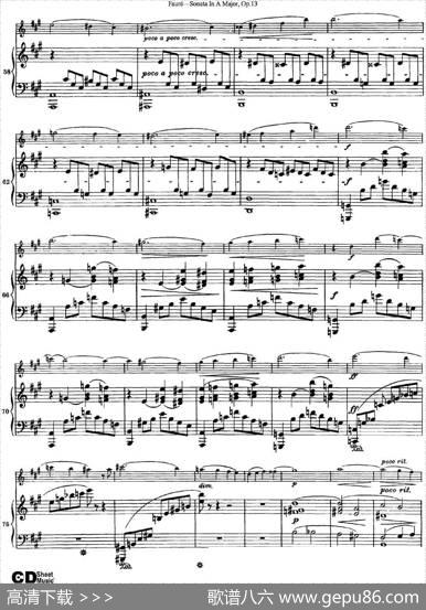ViolinSonataNo.1Op.13（小提琴+钢琴伴奏）