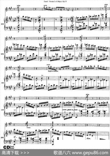 ViolinSonataNo.1Op.13（小提琴+钢琴伴奏）