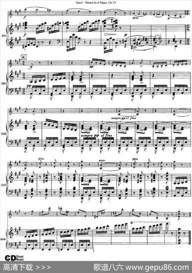 ViolinSonataNo.1Op.13（小提琴+钢琴伴奏）