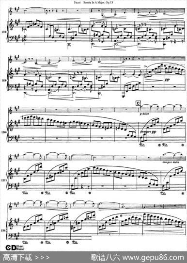ViolinSonataNo.1Op.13（小提琴+钢琴伴奏）