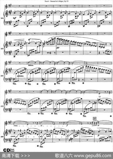 ViolinSonataNo.1Op.13（小提琴+钢琴伴奏）