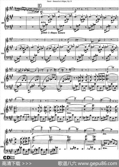 ViolinSonataNo.1Op.13（小提琴+钢琴伴奏）