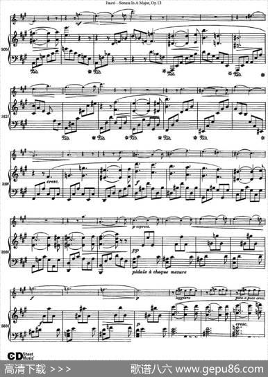ViolinSonataNo.1Op.13（小提琴+钢琴伴奏）