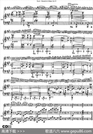 ViolinSonataNo.1Op.13（小提琴+钢琴伴奏）