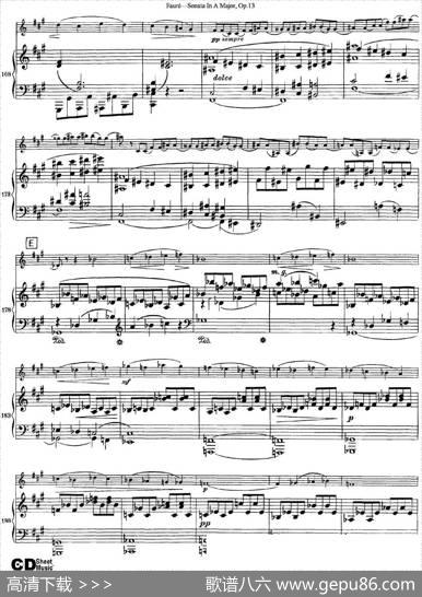 ViolinSonataNo.1Op.13（小提琴+钢琴伴奏）