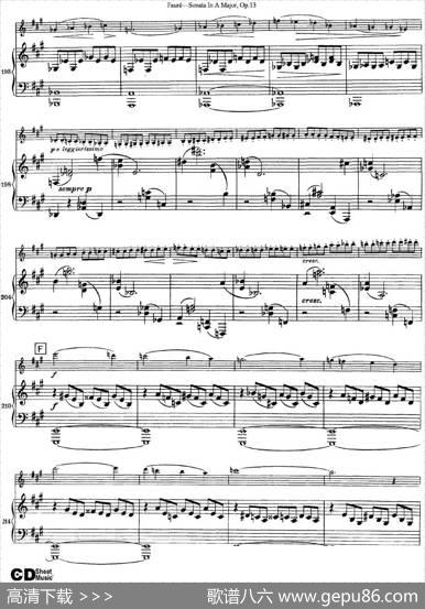 ViolinSonataNo.1Op.13（小提琴+钢琴伴奏）