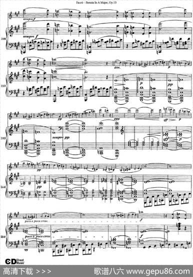 ViolinSonataNo.1Op.13（小提琴+钢琴伴奏）