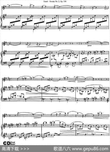 ViolinSonataNo.2Op.108（小提琴+钢琴伴奏）