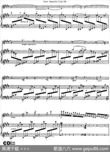 ViolinSonataNo.2Op.108（小提琴+钢琴伴奏）