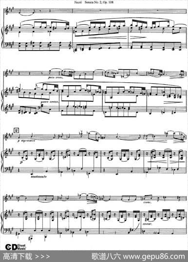 ViolinSonataNo.2Op.108（小提琴+钢琴伴奏）