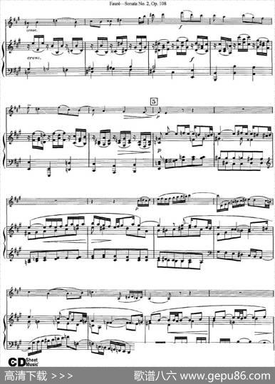 ViolinSonataNo.2Op.108（小提琴+钢琴伴奏）