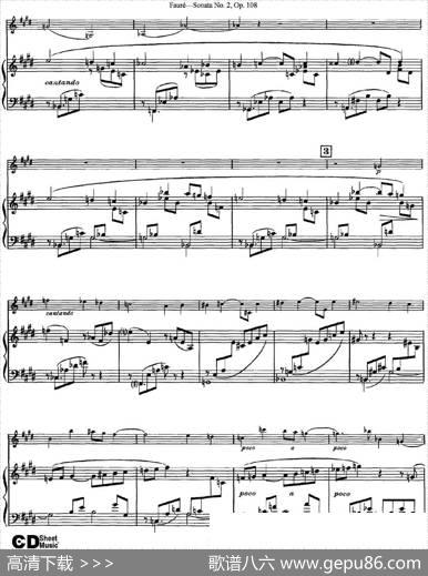 ViolinSonataNo.2Op.108（小提琴+钢琴伴奏）