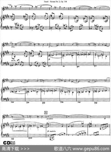ViolinSonataNo.2Op.108（小提琴+钢琴伴奏）