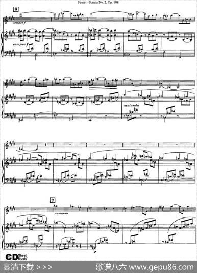 ViolinSonataNo.2Op.108（小提琴+钢琴伴奏）