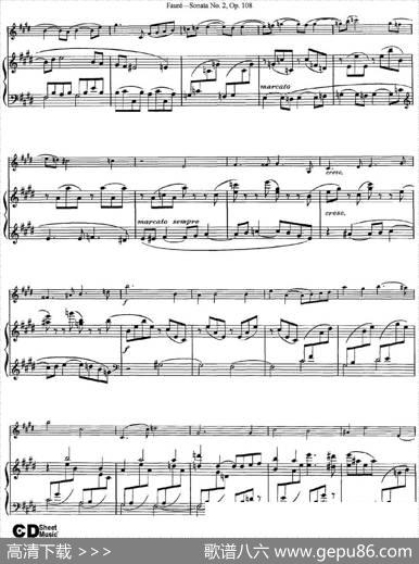ViolinSonataNo.2Op.108（小提琴+钢琴伴奏）