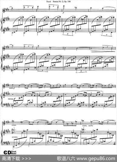 ViolinSonataNo.2Op.108（小提琴+钢琴伴奏）