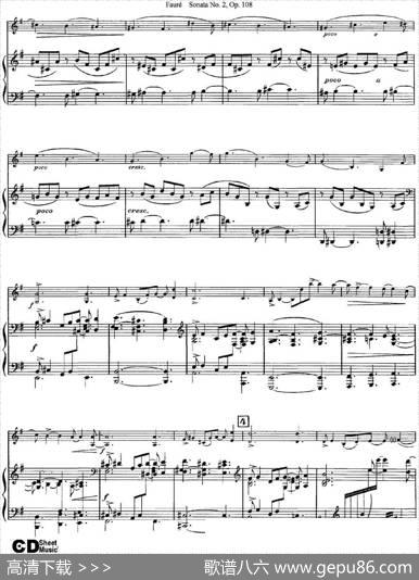 ViolinSonataNo.2Op.108（小提琴+钢琴伴奏）