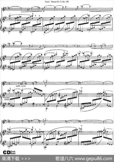 ViolinSonataNo.2Op.108（小提琴+钢琴伴奏）