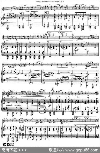 ViolinSonataNo.1Op.3（小提琴+钢琴伴奏）