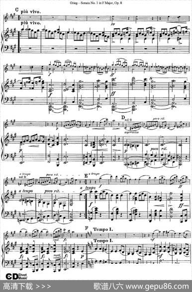 ViolinSonataNo.1Op.3（小提琴+钢琴伴奏）