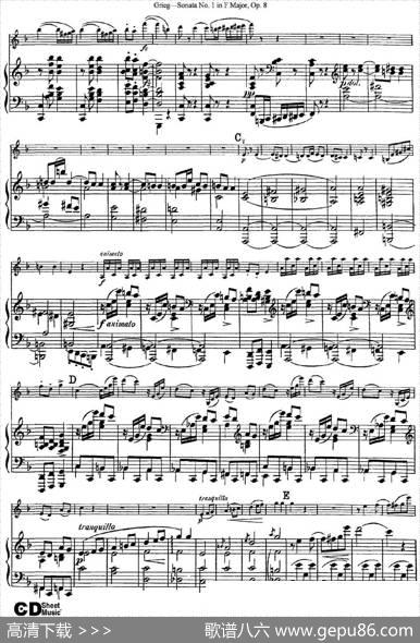 ViolinSonataNo.1Op.3（小提琴+钢琴伴奏）