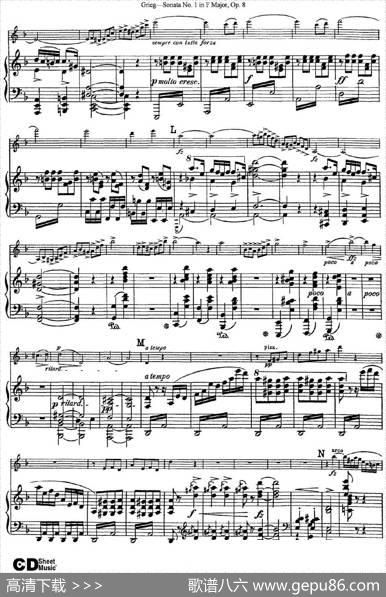 ViolinSonataNo.1Op.3（小提琴+钢琴伴奏）
