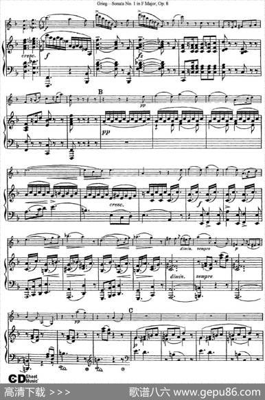 ViolinSonataNo.1Op.3（小提琴+钢琴伴奏）