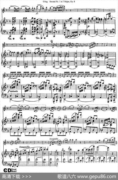 ViolinSonataNo.1Op.3（小提琴+钢琴伴奏）