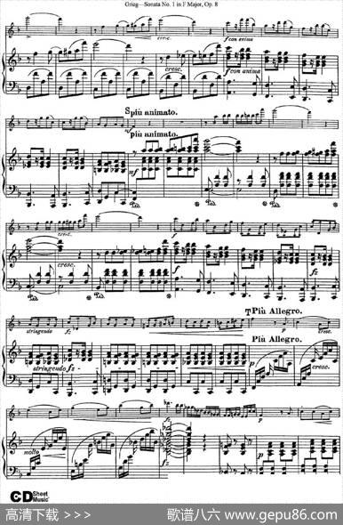 ViolinSonataNo.1Op.3（小提琴+钢琴伴奏）