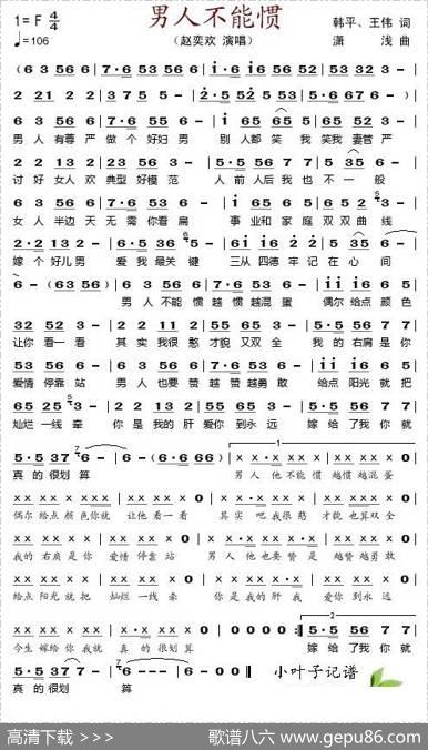 男人不能惯 - 韩平、王伟|潇浅