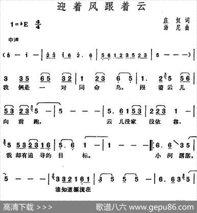 邓丽君演唱金曲：迎着风跟着云 - 庄奴|汤尼