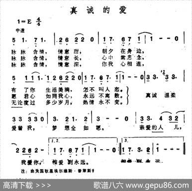 [美]真诚的爱