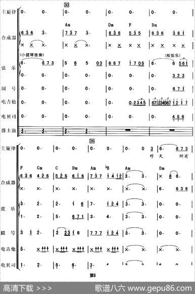 从头再来（吉特巴、电声乐队总谱） - 陈涛|王晓峰