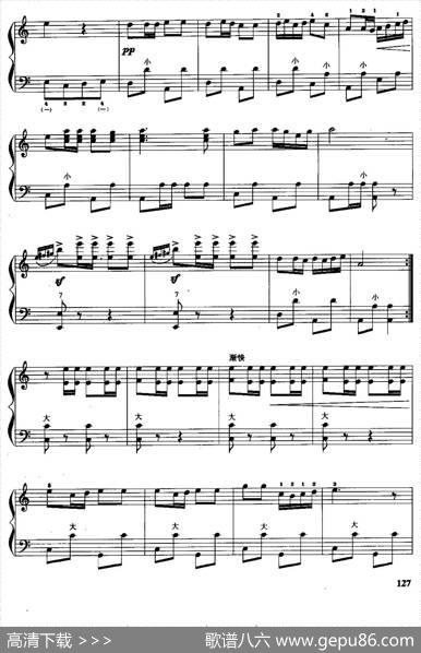 儿童手风琴曲：骑兵进行曲|劫夫曲、王碧云改编