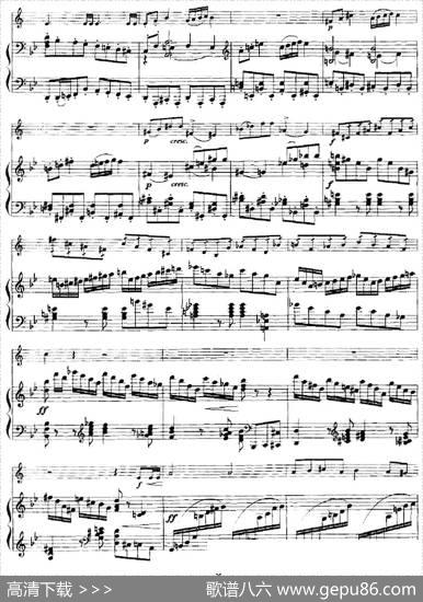 音乐会练习曲（小号+钢琴伴奏）|[苏]格季开