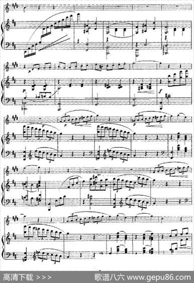 音乐会圆舞曲（小号+钢琴伴奏）|[俄]阿连斯基