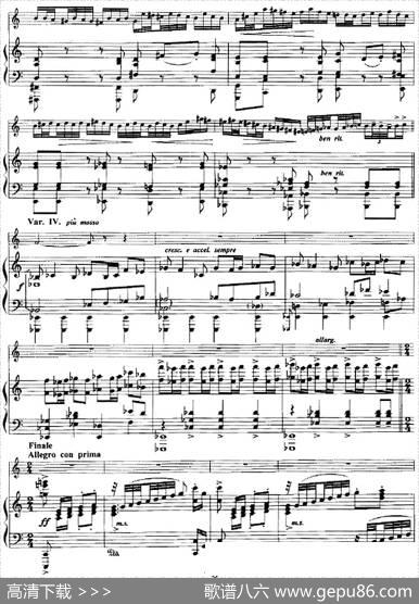 小协奏曲（小号+钢琴伴奏）|[意]鲍里诺