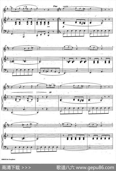 Allegrobrillante（中音萨克所+钢琴伴奏）|G·Concone