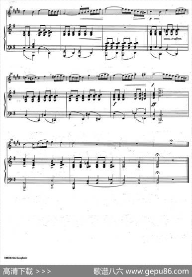 Andantino（中音萨克所+钢琴伴奏）|F·Tosti