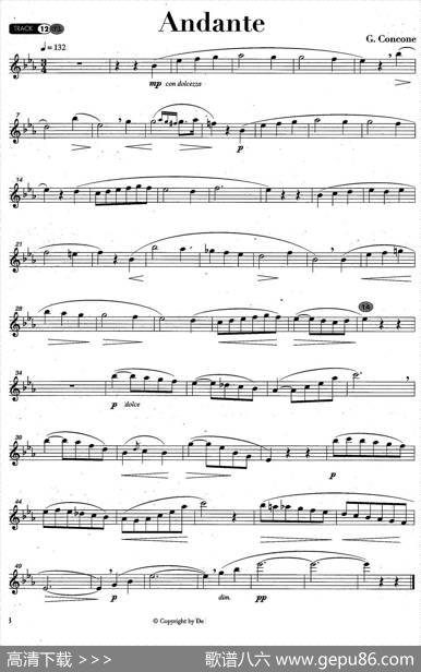 Andante（G·Concone作曲版）|G·Concone